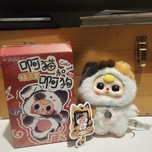 Baby Three Cat And Dog Pendant